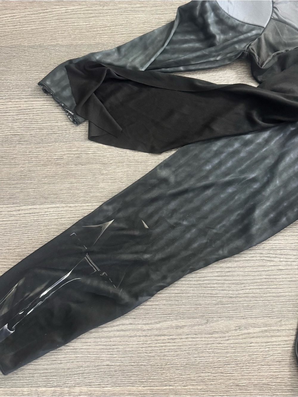 Star Wars Darth Vader Youth Halloween Costume Rubie’s Size Large Jumpsuit ONLY - Picture 3 of 7